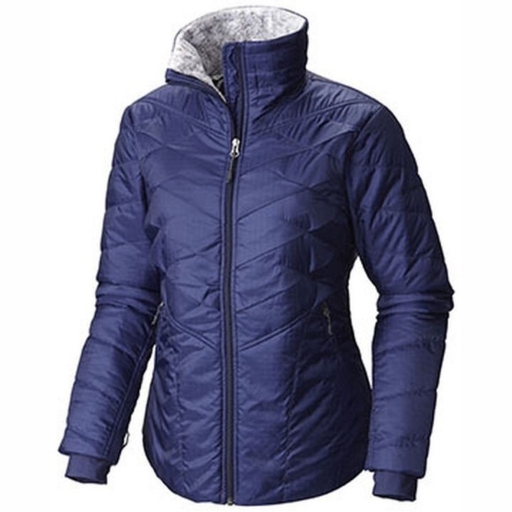 Columbia Slate Blue Kaleidaslope I| Omni Heat Jacket Women's Sz Medium